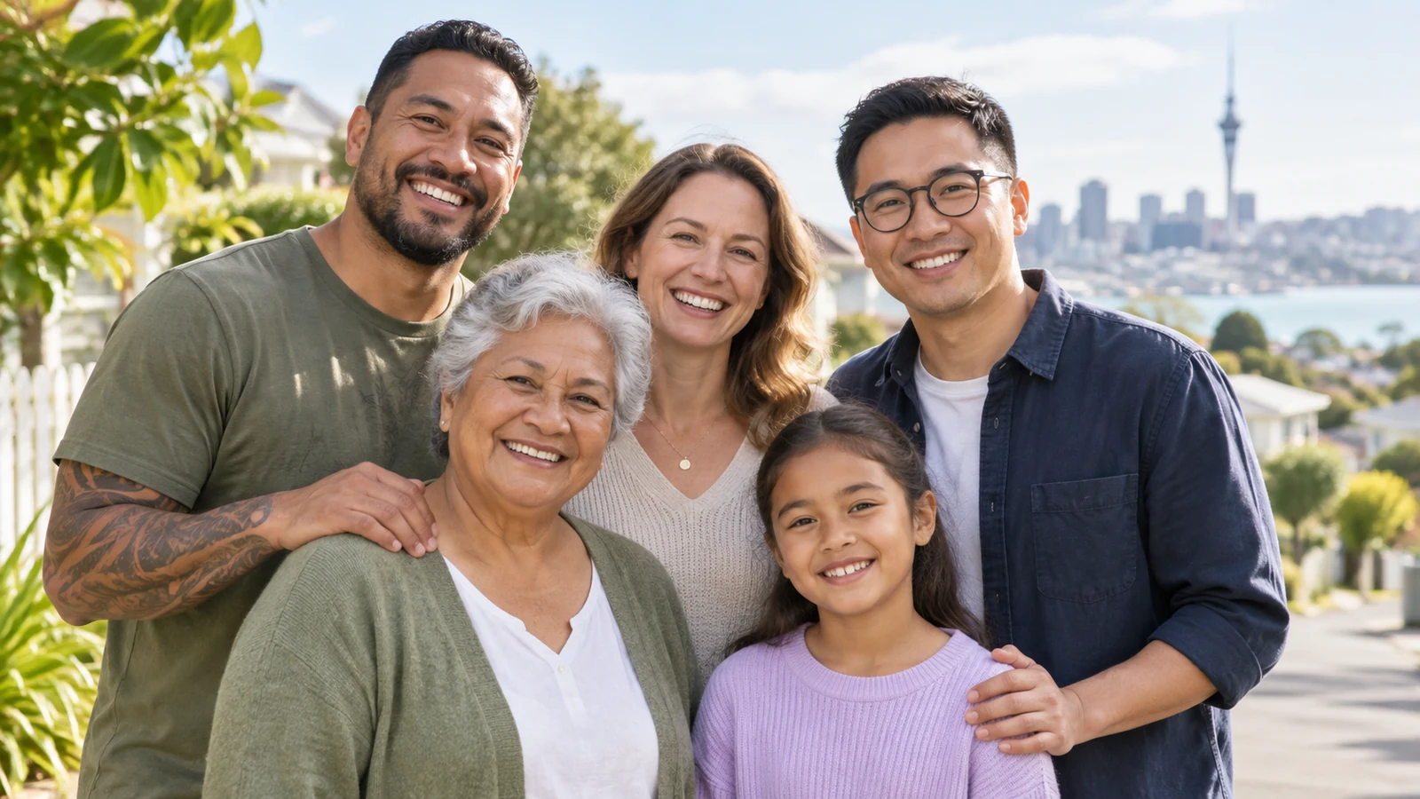 Neighbours connecting in a New Zealand community